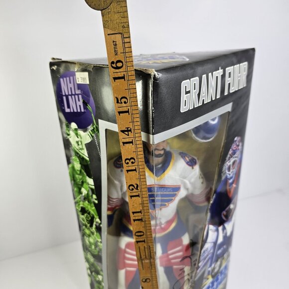 SIGNED 1998 NHL Playmates Pro Zone Grant Fuhr Collectors Series 12" Autographed - Picture 12 of 15